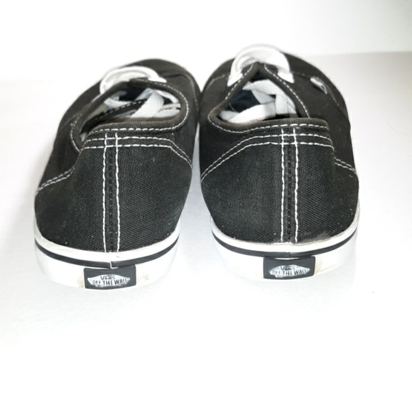 Van's old skool black low top womans 6 mens 4.5 - Picture 3 of 5